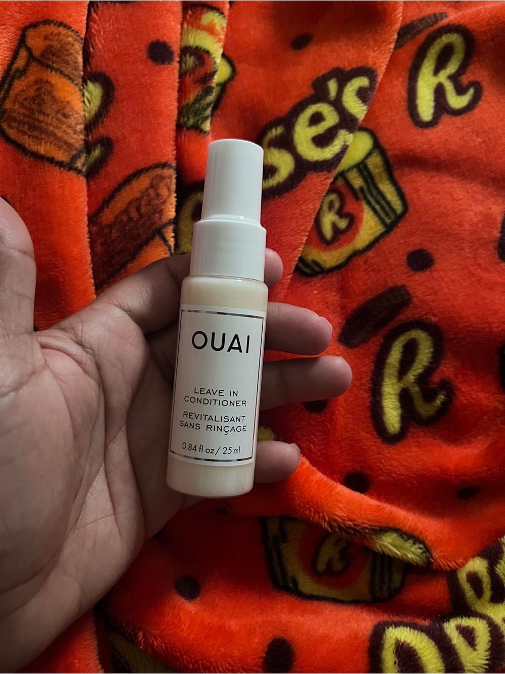 NWOB OUAI Leave-In Conditioner — Cream Bottle